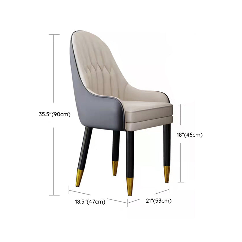 Modern Faux Marble Dining Set with Padded Chairs 1/2/4/5 Pieces Dinette Set