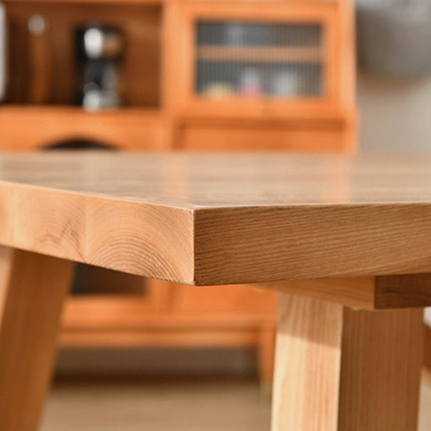 Traditional 1/2/3/5/7 Pieces Dining Set Rectangle Pine Wood Dining Table for Dining Room