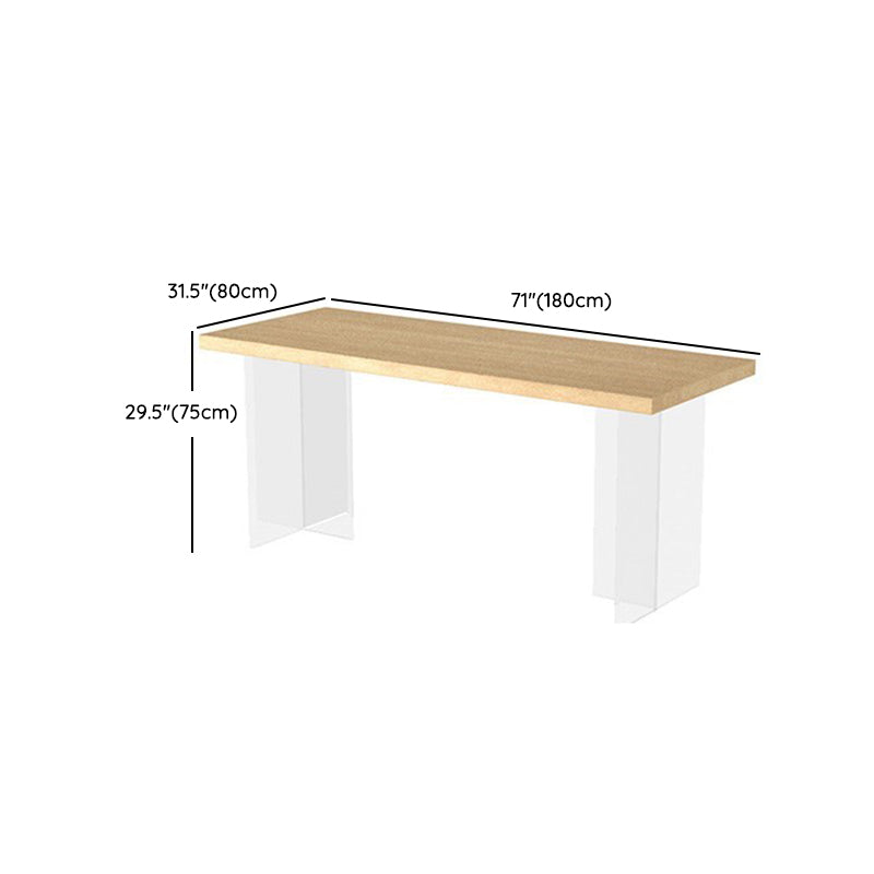 Modern Solid Wood Dining Set 1/2/5 Pieces Dinette Set for Home