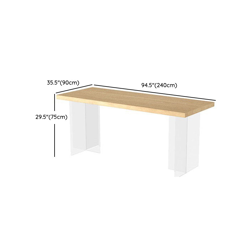 Modern Solid Wood Dining Set 1/2/5 Pieces Dinette Set for Home