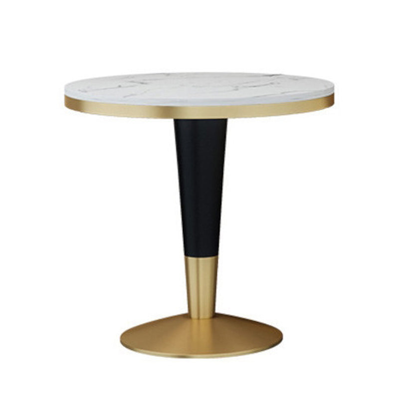 Modern Round Dining Table Set 1/4/5 Pieces Dining Set with Padded Chairs