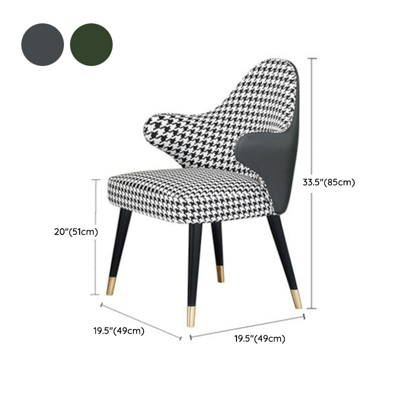 Modern Round Dining Table Set 1/4/5 Pieces Dining Set with Padded Chairs