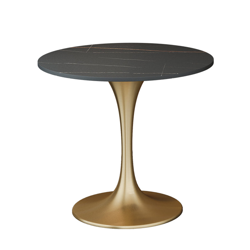 Glam Dinette Set for Dining Room 1/4/5 Pieces Polished Finish Dining Table Set