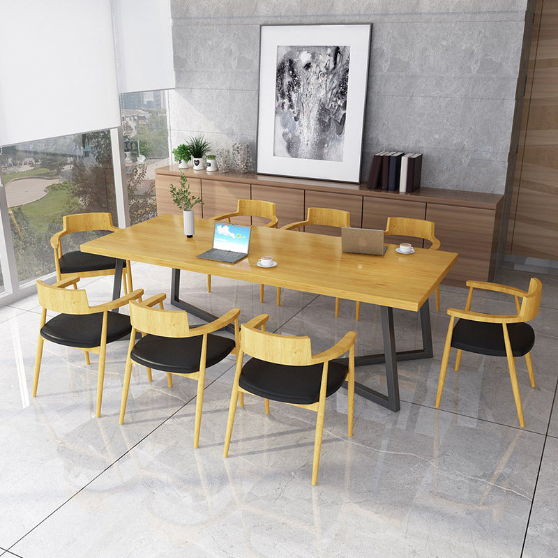 Industrial Dinette Set for Home 1/2/9 Pieces Solid Wood Dining Table Set