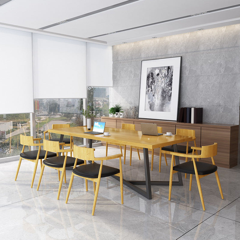 Industrial Dinette Set for Home 1/2/9 Pieces Solid Wood Dining Table Set