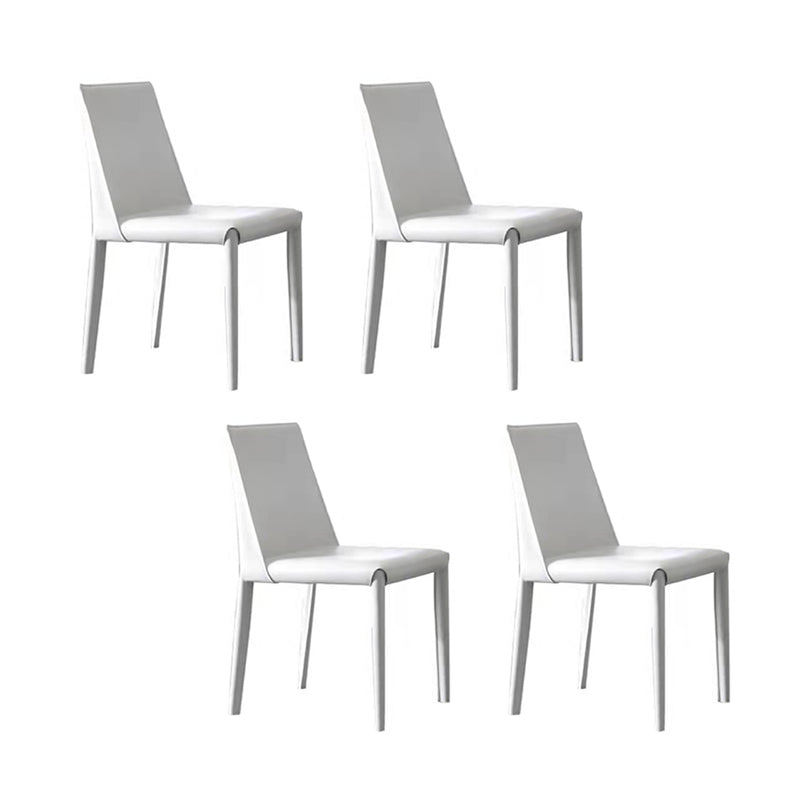 Modern White Dining Table Set 1/4/5/6/7 Pieces Dinette Set for Kitchen