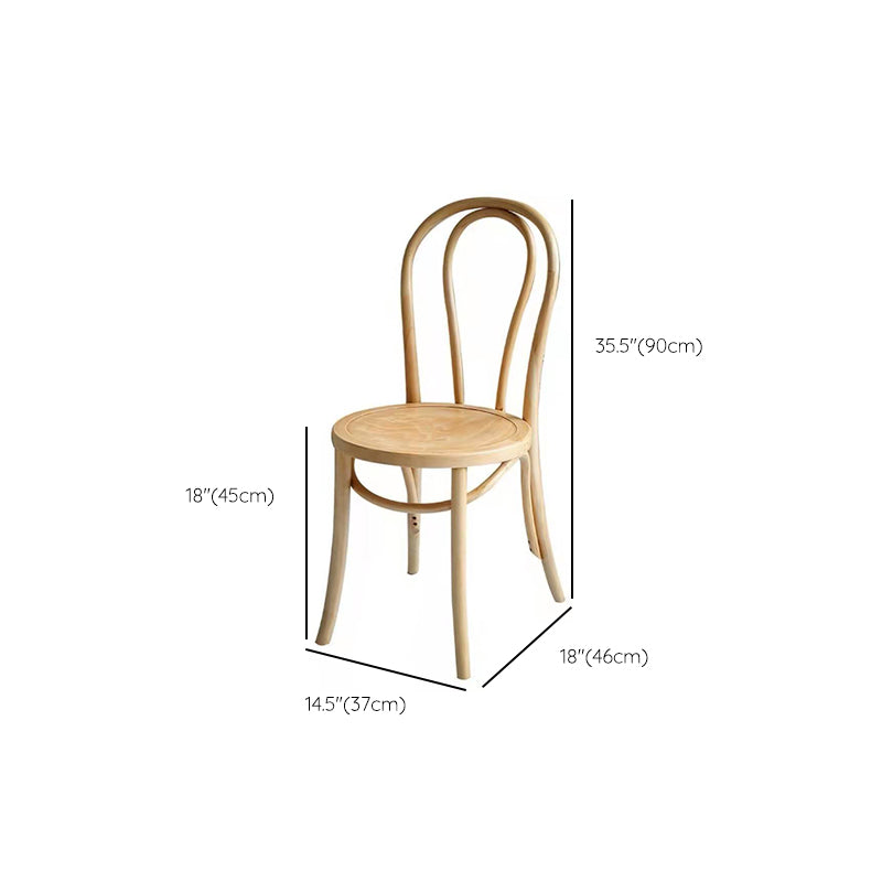 Round Dining Table Set 1/2/5/7 Pcs Pine Solid Wood Dining Table and Chairs