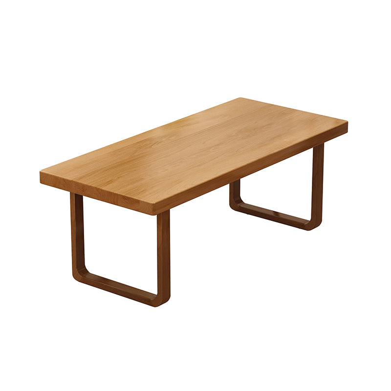 Modern Dining Set 1/5/7 Pcs Solid Wood Dining Table and Chairs in Brown