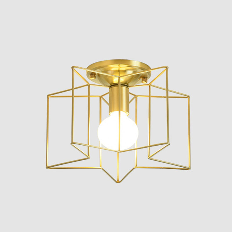 Star Shape Flush Mount Light Fixtures Modern Flush Mount Ceiling Light