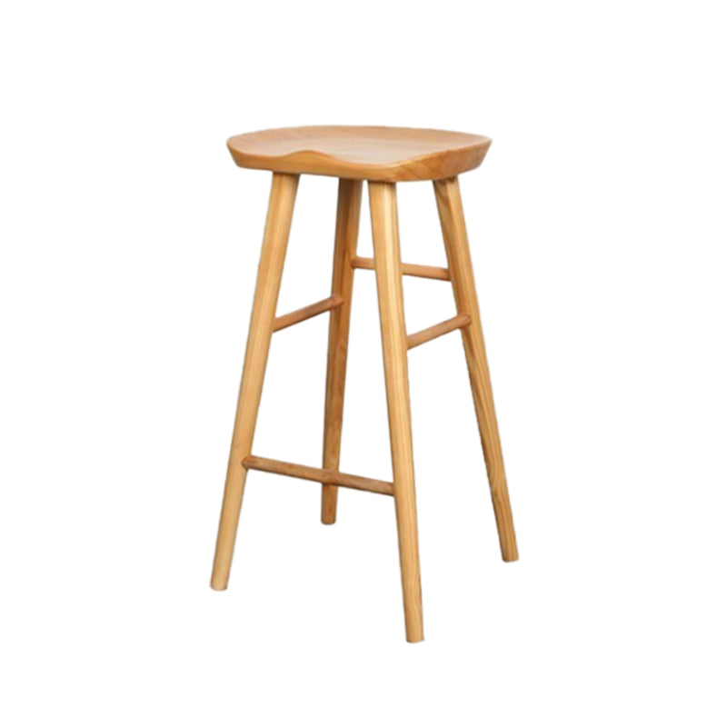 Modern 1/5 Pieces Bar Table Set Rectangle Wood Counter Table with High Stools for Balcony