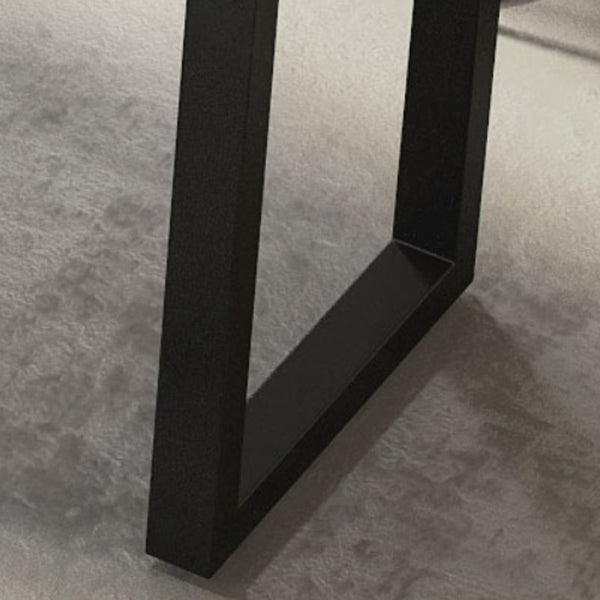 Modern 1/5 Pieces Bar Table Set Rectangle Wood Counter Table with High Stools for Balcony