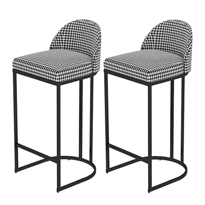 Modern 1/2/5 Pieces Bar Table Set Rectangle Bar Table with Metal High Stools