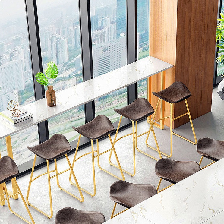 1/2/4 Pieces Bar Stool and Table Set Rectangular Pub Dining Set for Home