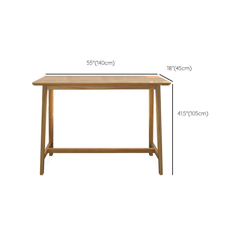 Modern Rectangle Counter Set 1/3 Pieces Solid Wood Bar Height Bar Set