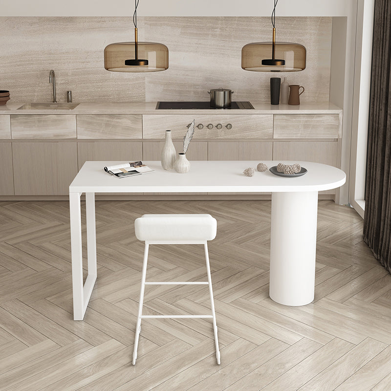 Modern Style Pub Dining Set 1/2 Pieces Solid Wood Counter Set