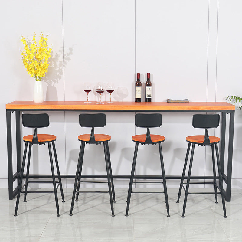 Rectangular Pub Table Set 1/2/5/9 Pieces Bar Stool and Table Set