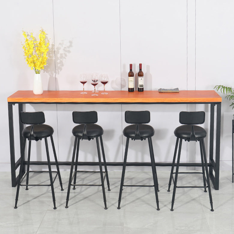 Rectangular Pub Table Set 1/2/5/9 Pieces Bar Stool and Table Set