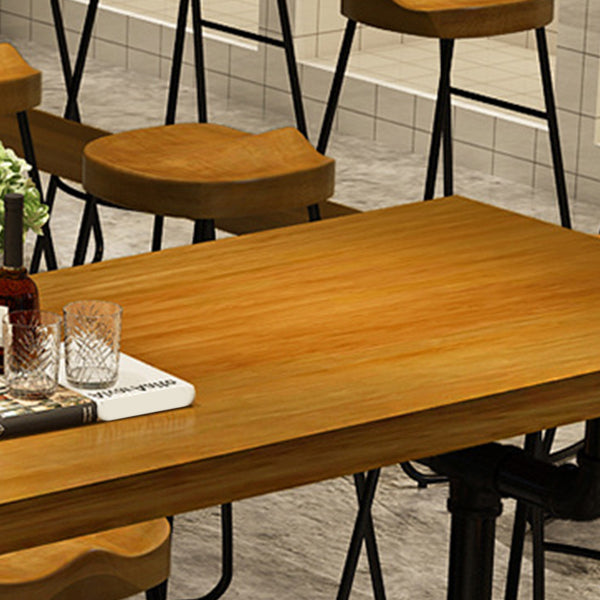 1/2/11 Pieces Table and Stool Set Solid Wood Pub Dining Set for Home