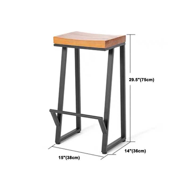 Modern Bar Table Set 1/2/5 Pieces Rectangle Bar Table and Stool with Metal Footrest