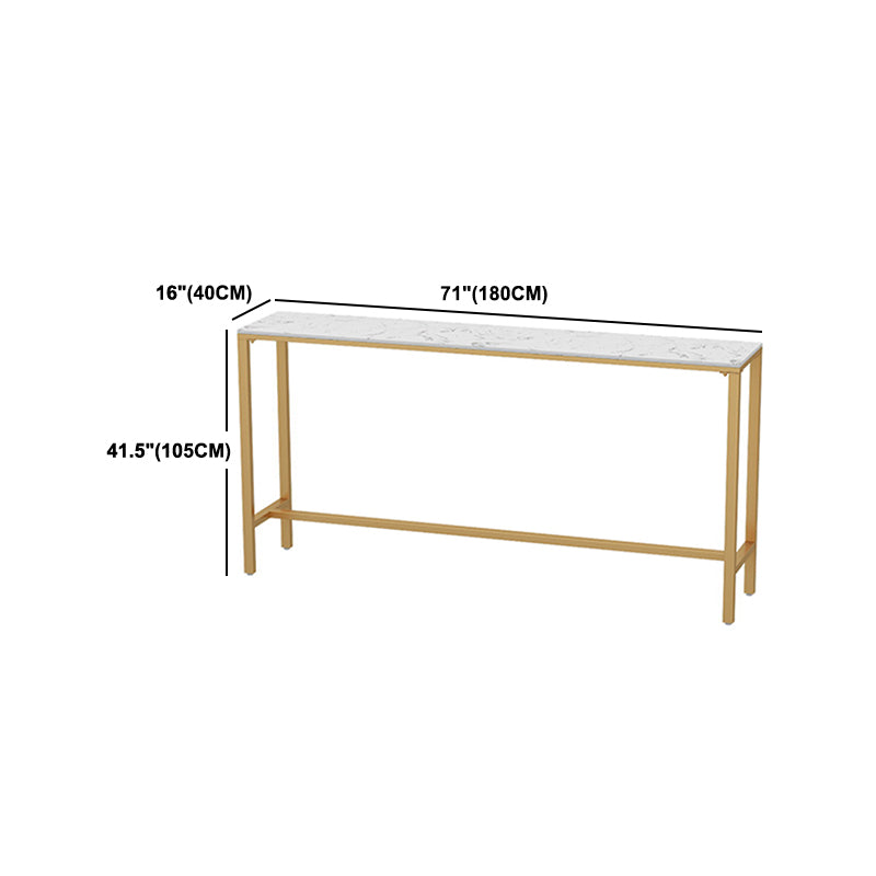 Sintered Stone Bar Table Set 1/2/3/4/7 Pieces Luxury Bar Table and Stools with Footrest
