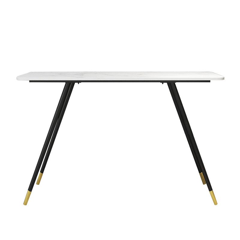 1/2 Pieces Bar Table and Stool Modern Sintered Stone Table and Armless Bar Chair