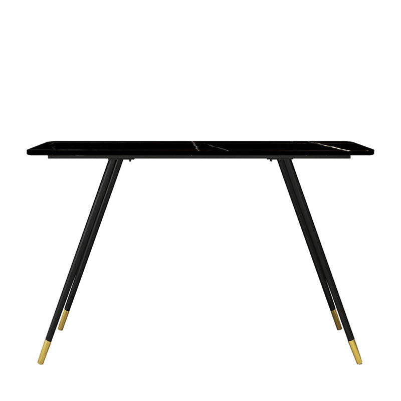 1/2 Pieces Bar Table and Stool Modern Sintered Stone Table and Armless Bar Chair