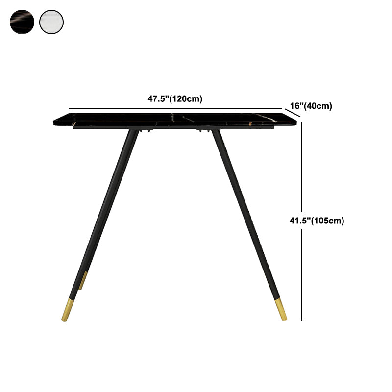 1/2 Pieces Bar Table and Stool Modern Sintered Stone Table and Armless Bar Chair
