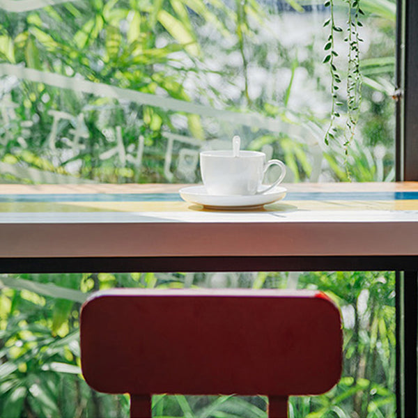 Rectangle Bar Table Set 1/5 Pieces Solid Wood Counter Table with Ladder Back Stools