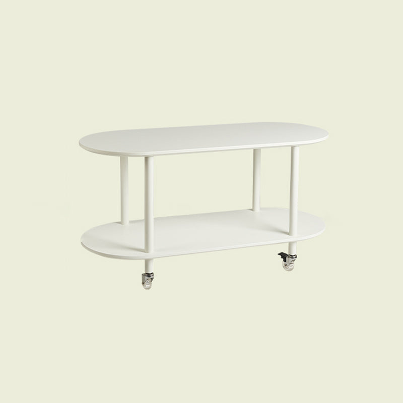 Modern White Solid Wooden Bookcase Open Shelf Bookshelf for Bedroom