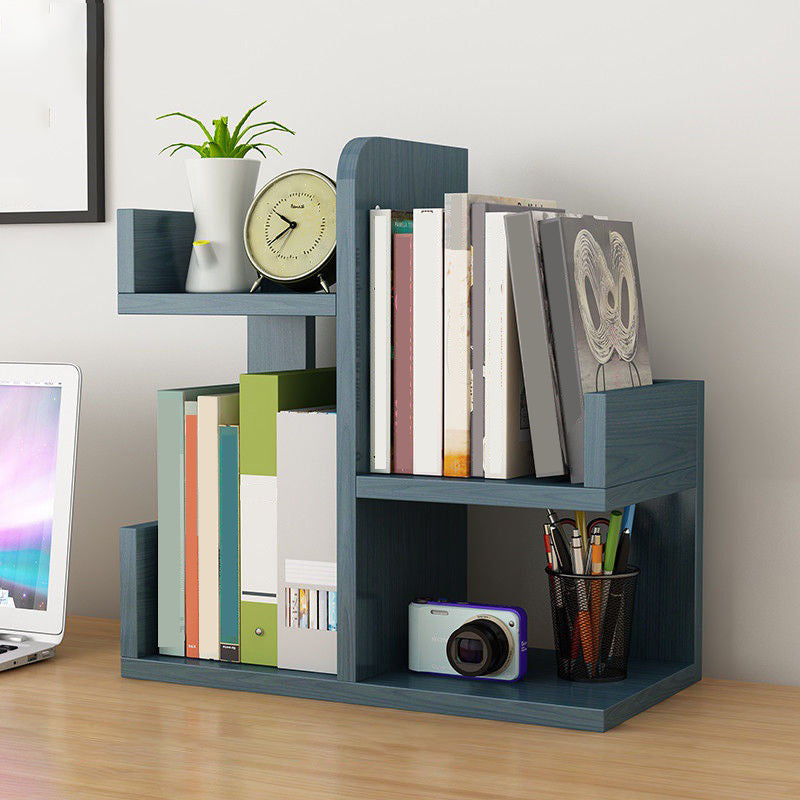 Standard Engineered Wood Book Shelf Contemporary Open Bookcase