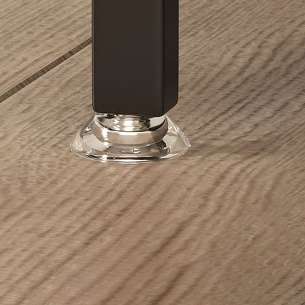 Contemporary Metal Bookshelf Black Etagere Shelf Bookcase for Study Room