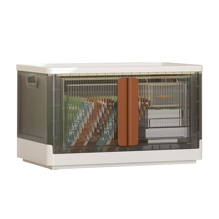 Contemporary Shelf Bookcase Folding Closed Back Plastic Bookcase