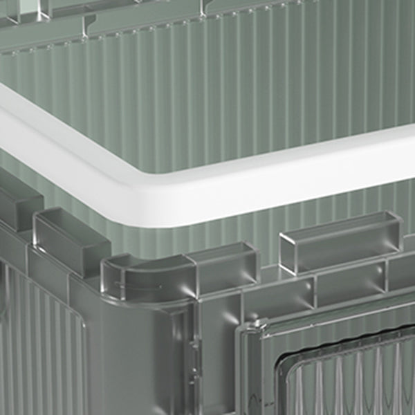 Contemporary Shelf Bookcase Folding Closed Back Plastic Bookcase