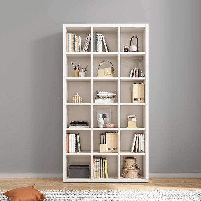 11.81" W Modern Matte Finish Bookcase Engineered Wood Standard Bookshelf