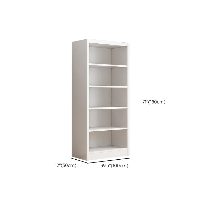 11.81" W Modern Matte Finish Bookcase Engineered Wood Standard Bookshelf