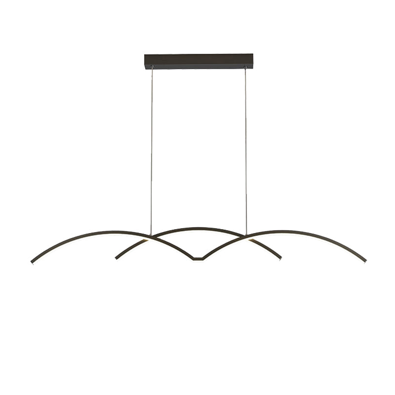 Modernism Kitchen Island Lighting LED Golden/Black Ceiling Light for Home