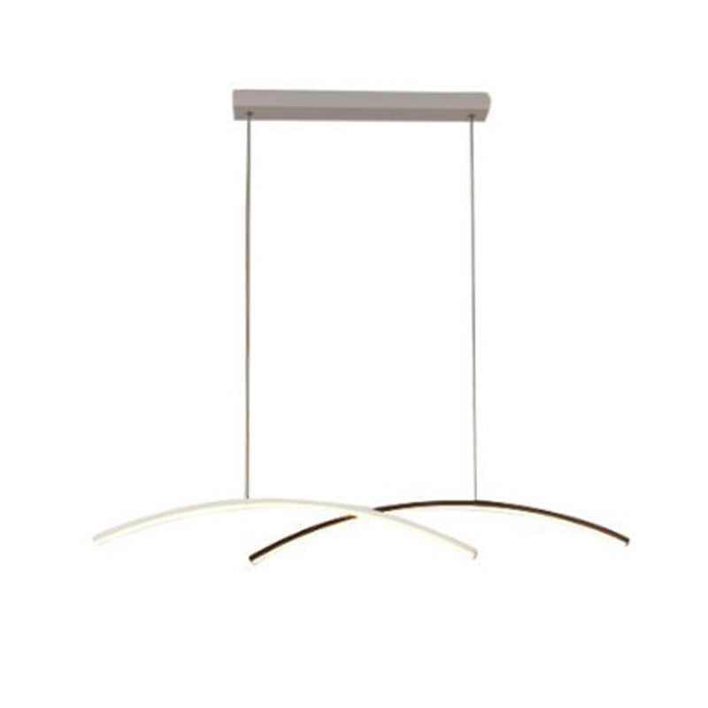 Black/White Kitchen Island Lighting Contemporary LED Ceiling Light for Home