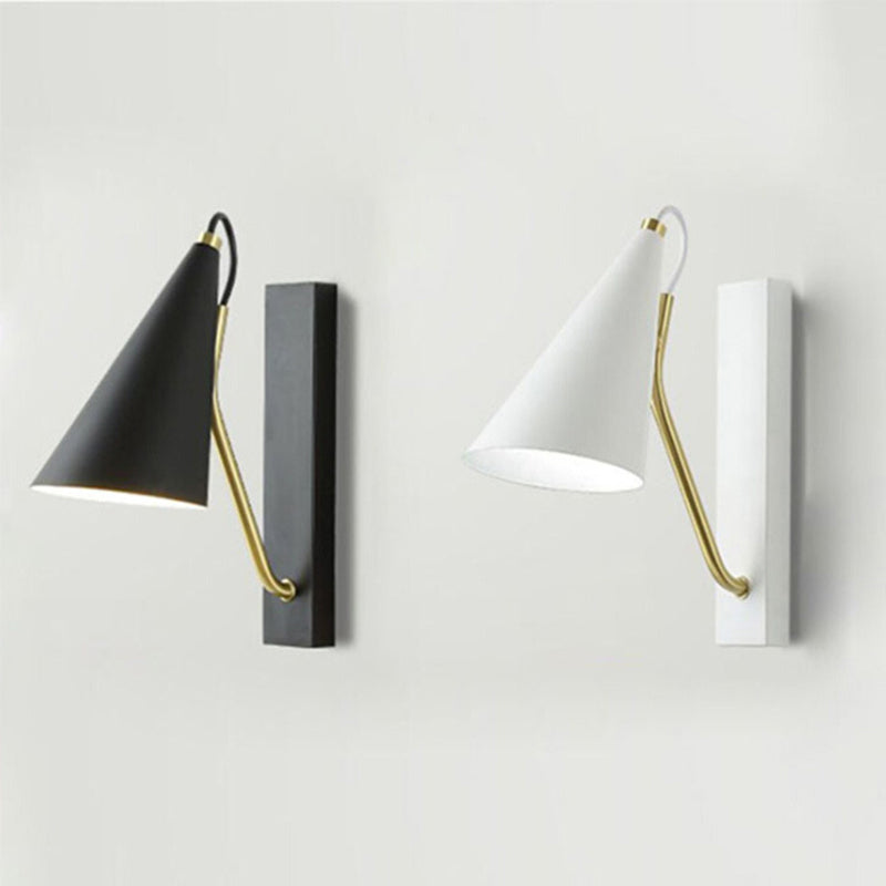 Metal Geometric Shape Wall Light Industrial Style 1 Light Wall Light Sconce