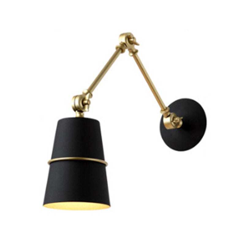 Metal Geometric Shape Wall Light Industrial Style 1 Light Wall Light Sconce