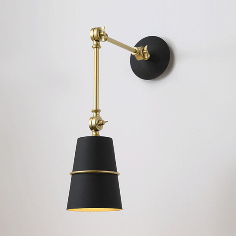 Metal Geometric Shape Wall Light Industrial Style 1 Light Wall Light Sconce