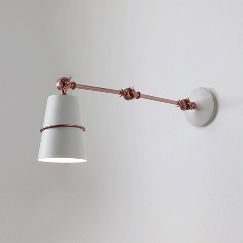 Metal Geometric Shape Wall Light Industrial Style 1 Light Wall Light Sconce