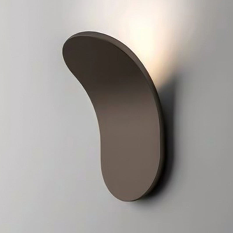 Modern LED Wall Sconce Geometric Shape Wall Light with Metal Shade for Living Room
