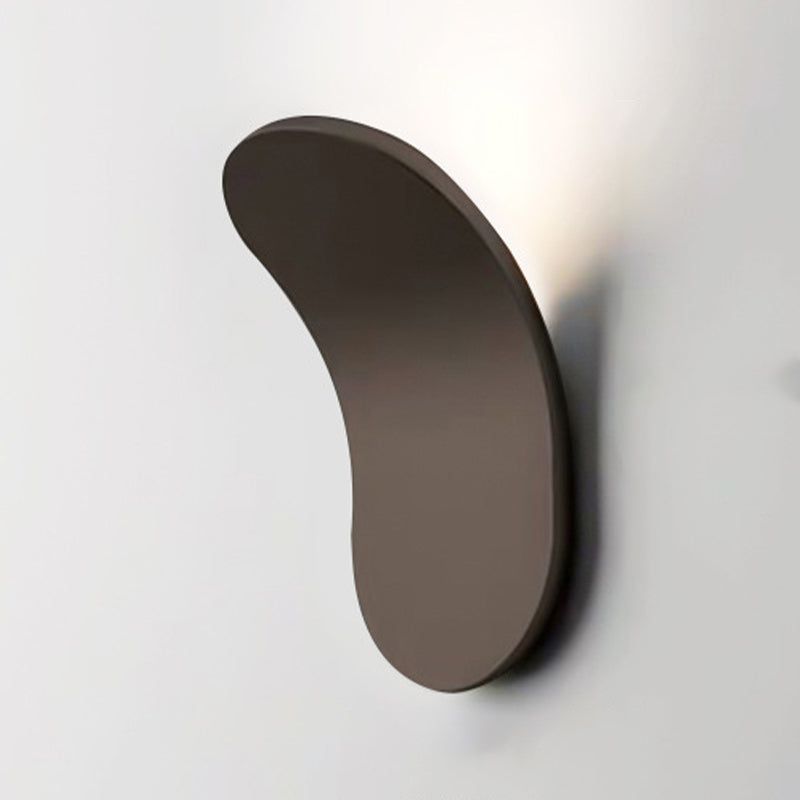 Modern LED Wall Sconce Geometric Shape Wall Light with Metal Shade for Living Room