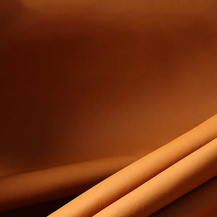 Contemporary Sectional Sofa Orange Genuine Leather Sectional