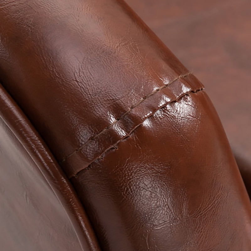Contemporary Accent Armchair Arms Included Barrel Accent Chair
