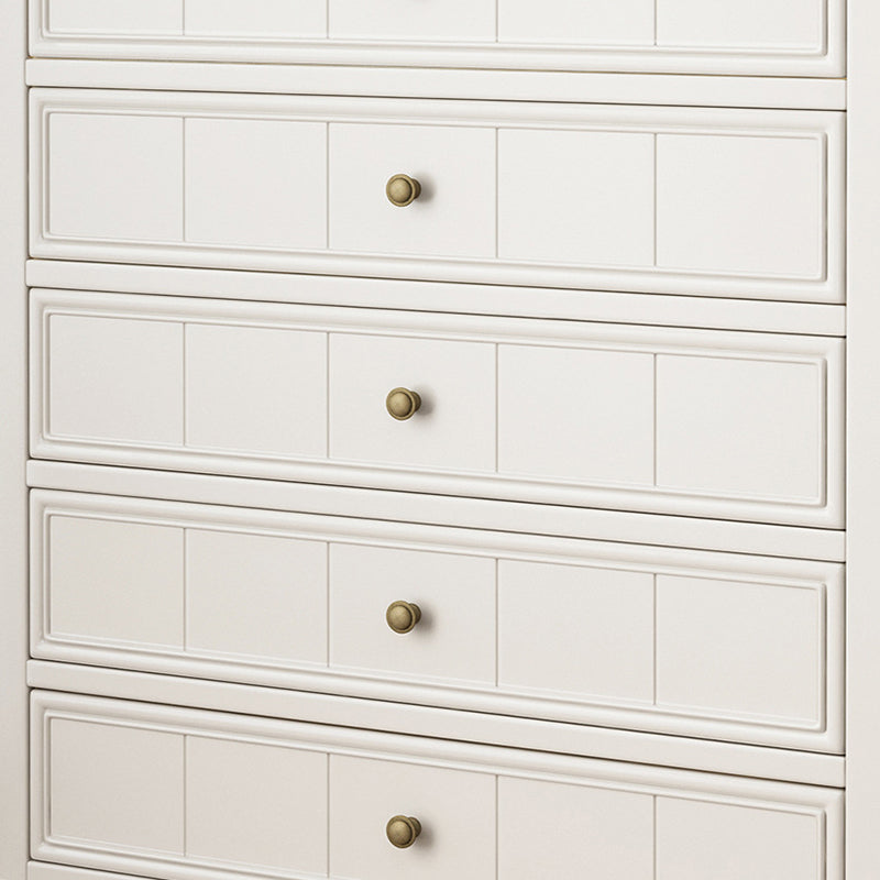 5 - Drawer Accent Chest 38.58" Tall Rubberwood Storage Cabinet