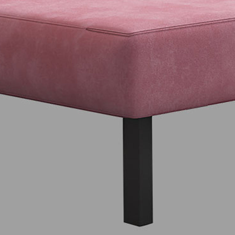 Armless Cushion Back Futon Foldable Pillow Included Sleeper Sofa