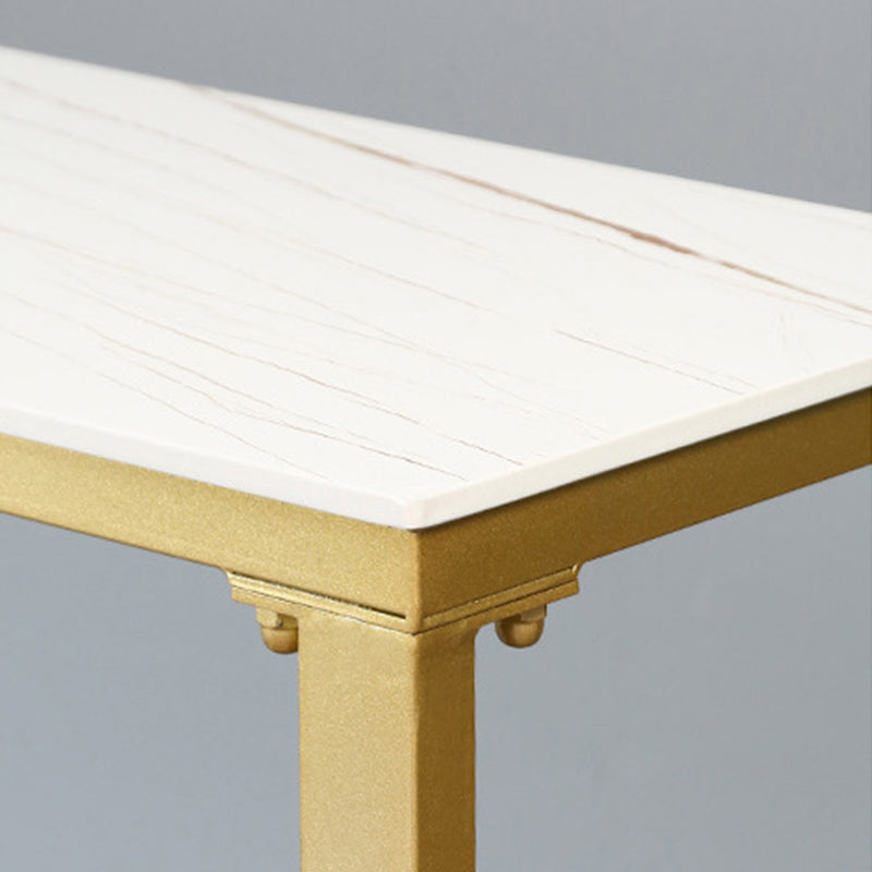 Modern Bar Height Table Stone Top Bistro Bar Table for Patio Use