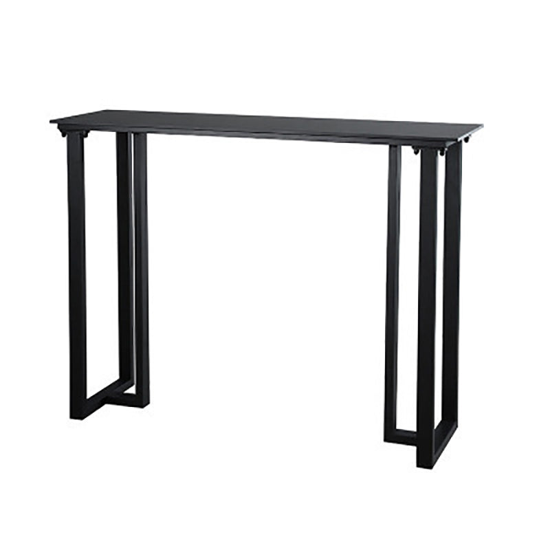 Industrial Bar Height Table Stone Top Bistro Bar Table for Patio Use