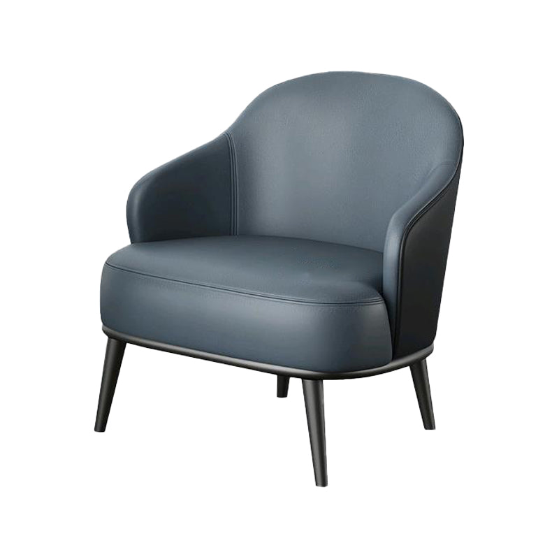 Contemporary Barrel Accent Chair Modern Arms Included Accent Armchair